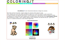 Tablet Screenshot of coloring.it